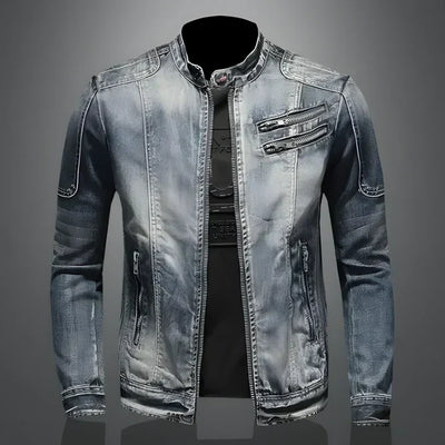 Veste en denim rétro pour hommes