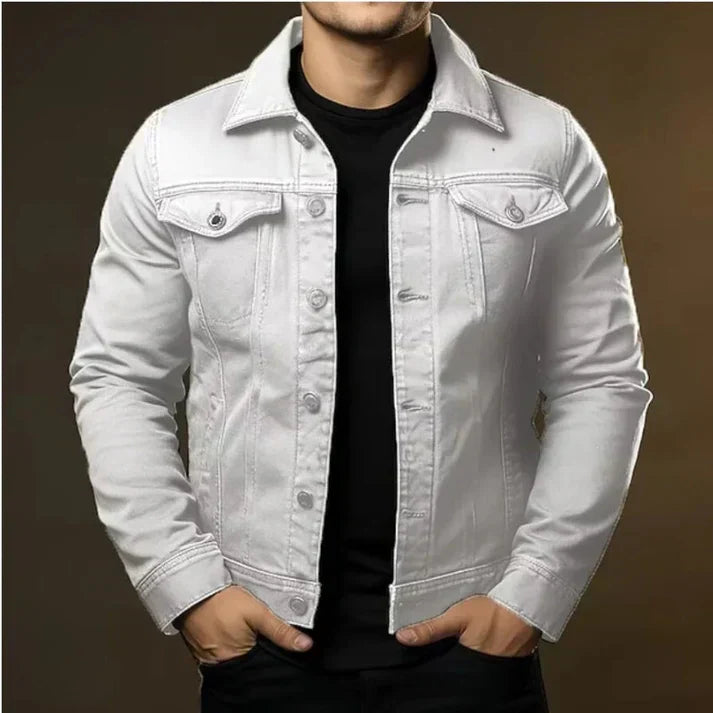 Veste en denim robuste pour hommes