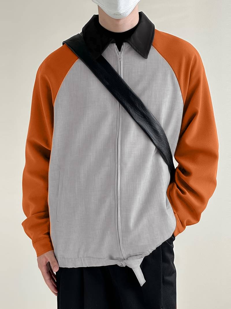 Veste zippée décontractée pour hommes