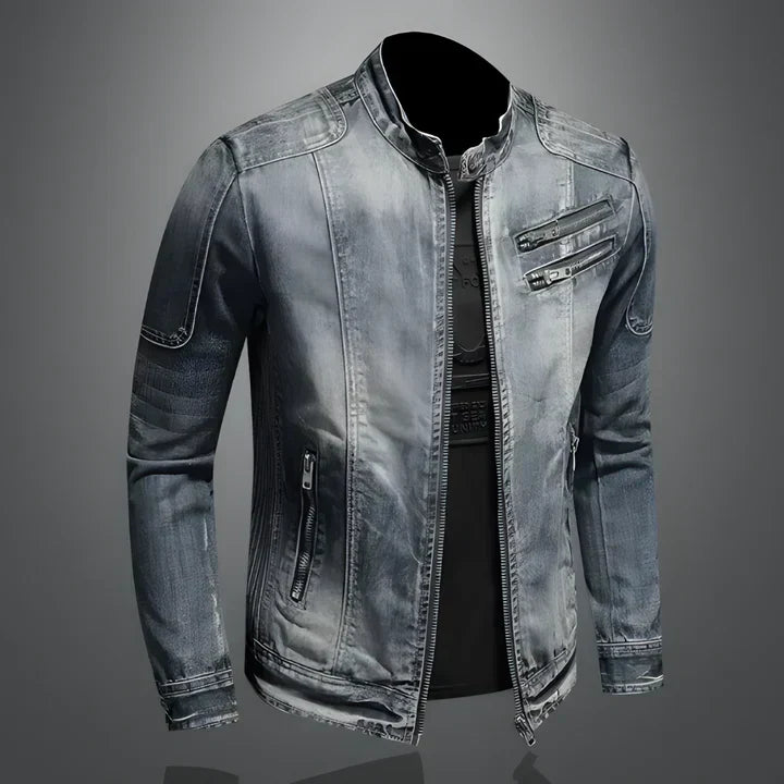 Veste en denim rétro pour hommes