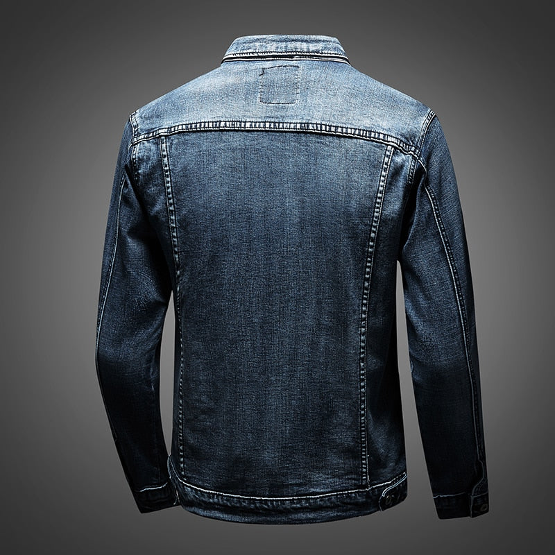 Veste en denim tendance pour hommes