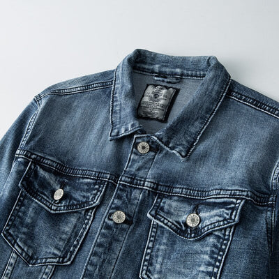 Veste en denim tendance pour hommes