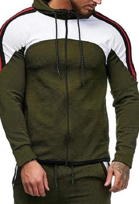 Veste de sport avec fermeture éclair pour hommes