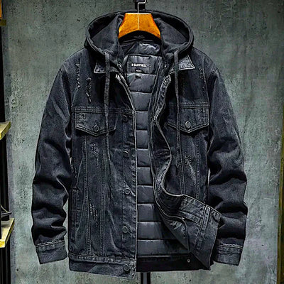 Veste en jean d'hiver pour hommes