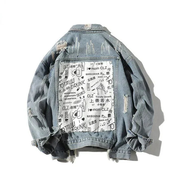 Veste en denim tendance pour hommes