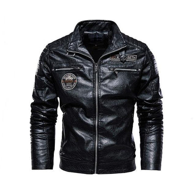 Veste en cuir chaude et superbe pour hommes